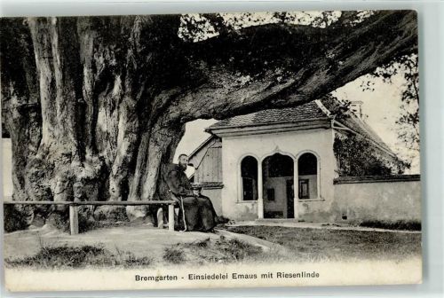 Bremgarten AG 1910 Einsiedelei Emaus Riesenlinde