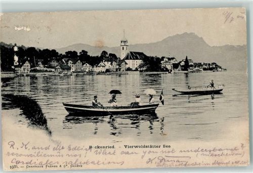 Beckenried 1904 Ruderboot