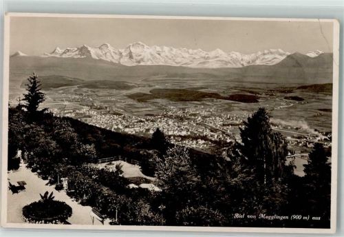 Biel/Bienne Blick von Magglingen