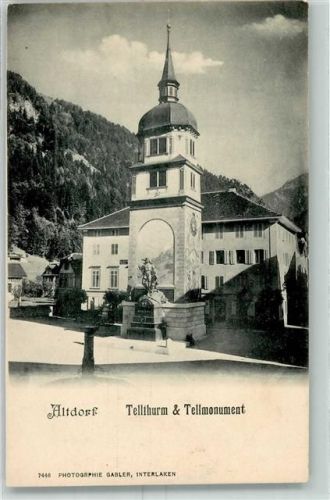 Altdorf UR Tellturm und Tellmounument