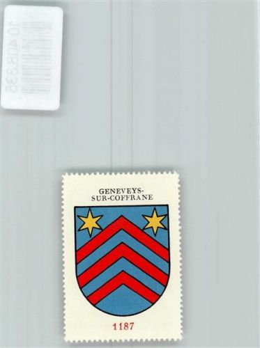 Les Geneveys-sur-Coffrane Vignette Wappen Kaffee Hag ca 1920-1940