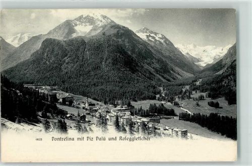 Pontresina Piz Palü Roseggletscher