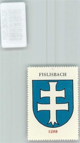 Fislisbach Vignette Wappen Kaffee Hag ca 1920-1940