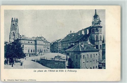 Fribourg Place de Hotel de Ville