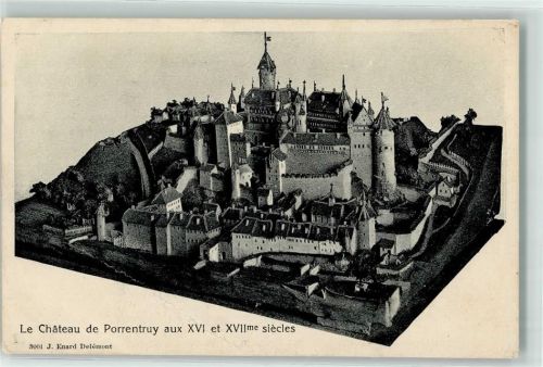 Porrentruy 1914 Schloss