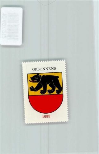 Orsonnens Vignette Wappen Kaffee Hag 1920-1940 Bär