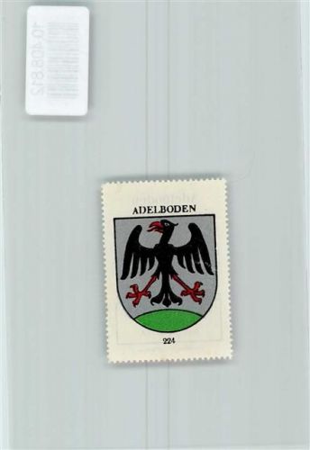 Adelboden BE Vignette Wappen Kaffee Hag ca 1920-1940 Adler