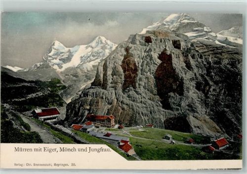 Mürren Eiger Mönch und Jungfrau