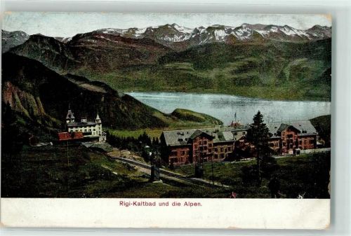 Rigi Kaltbad 1908 Alpen