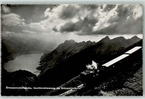 Brienz-Rothornbahn Brienzersee Gewitterstimmung