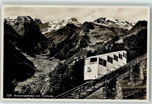 Braunwald Bahn Tödikettte