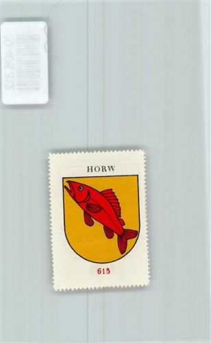 Horw Vignette Wappen Kaffee Hag ca 1920-1940 Karpfen