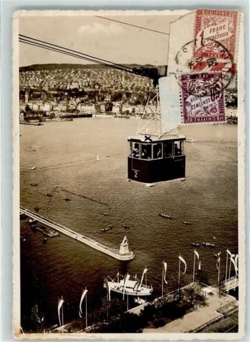 Zürich 1939 Schweizerische Landesaustellung Seilschwebebahn