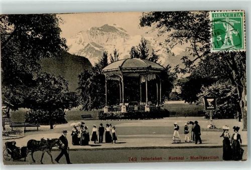 Interlaken 1911 Kursaal Musikpavillon