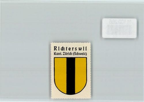 Richterswil Vignette Wappen Kaffee Hag ca 1920-1940