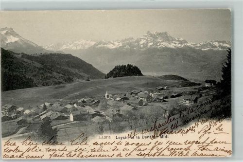 Leysin 1903 Dent du Midi