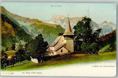 Rossinière Kapelle Dent de Corjon