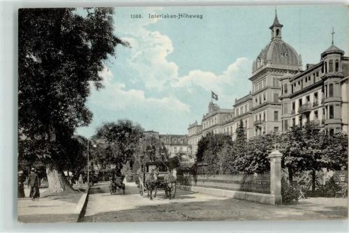 Interlaken Höheweg Pferdekutschen