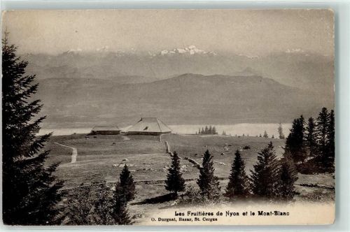 Nyon 1915 Les Fruitieres Mont Blanc