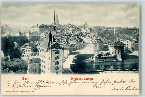 Bern 1899 Nydeckquartier