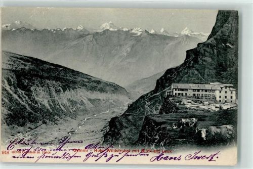 Gemmipass Wallis 1906 Hotel Wildstrubel