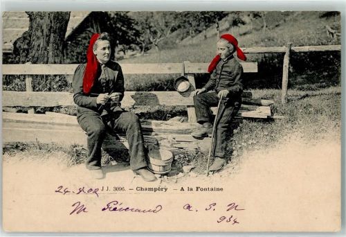 Champéry 1902 Bäuerinnen