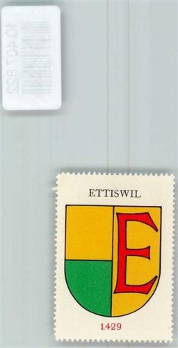 Ettiswil Vignette Wappen Kaffee Hag 1920-1940