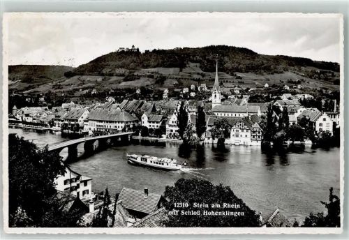8260 Stein am Rhein - Kirche Schloss Hohenklingen Personenschiff