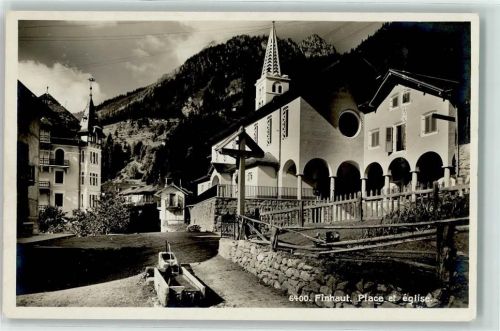 Finhaut Kirchenplatz