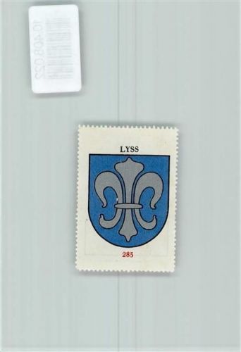 Lyss Vignette Wappen Kaffee Hag ca 1920-1940 Lilie