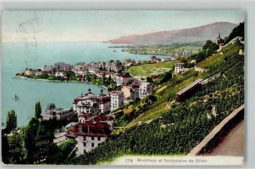 Montreux 1907 Funiculaire de Glion