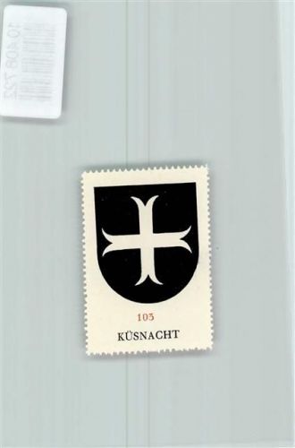 Küsnacht ZH Vignette Wappen Kaffee Hag ca 1920-1940