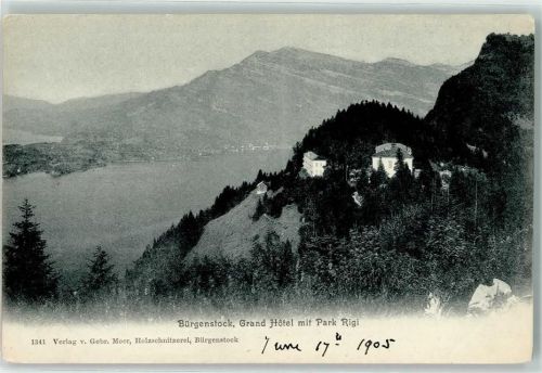 Bürgenstock 1905 Grand Hotel Park Rigi