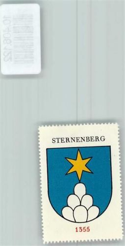 Sternenberg Vignette Wappen Kaffee Hag ca 1920-1940 Stern