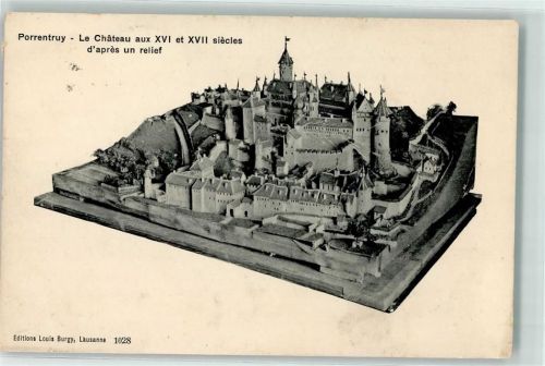 Porrentruy 1909 Schloss