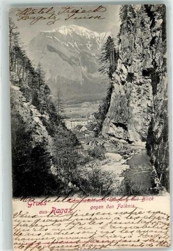 7310 Bad Ragaz 1902 - Taminaschlucht Eingang