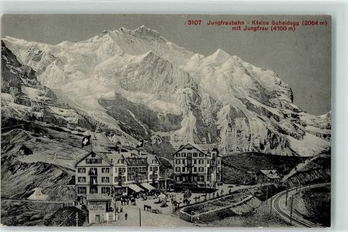 Kleine Scheidegg 1910 Jungfraubahn