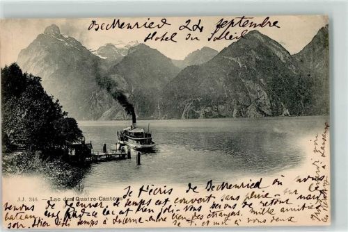 6440 Vierwaldstättersee 1899 - Salondampfer