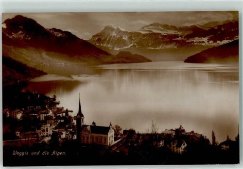 Weggis 1913 Alpen