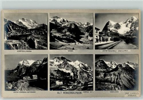 Wengen Wengernalpbahn Mönch Station Scheidegg