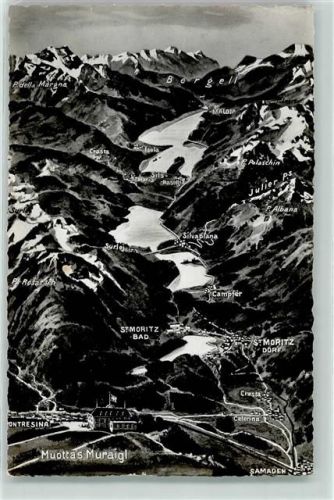 Muottas Muraigl - Vogelschau