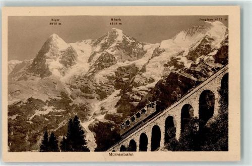 Mürren Bahn Eiger Mönch Jungfrau