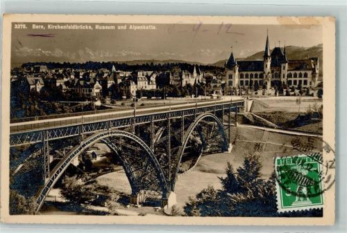 3000 Bern Berne 1912 - Kirchenfeldbrücke Museum