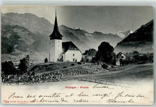 Frutigen 1904 Kirche