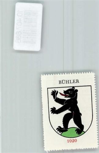 Bühler Vignette Wappen Kaffee Hag 1920-1940 Bär