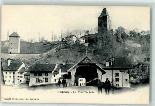 Fribourg Le Pont de bois