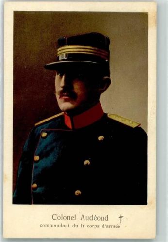 Zürich Colonel Alfred Audeoud Commandant du 1ere Corps d Armee Ort lt. Fotograf