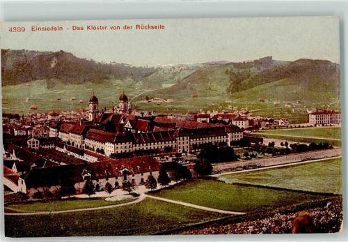 8840 Einsiedeln - Kloster von der Rückseite