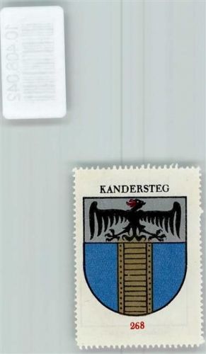 Kandersteg Vignette Wappen Kaffee Hag ca 1920-1940