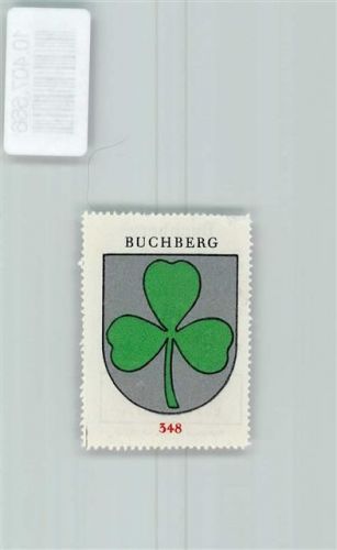 8454 Buchberg - Vignette Wappen Kaffee Hag 1920-1940 Kleeblatt